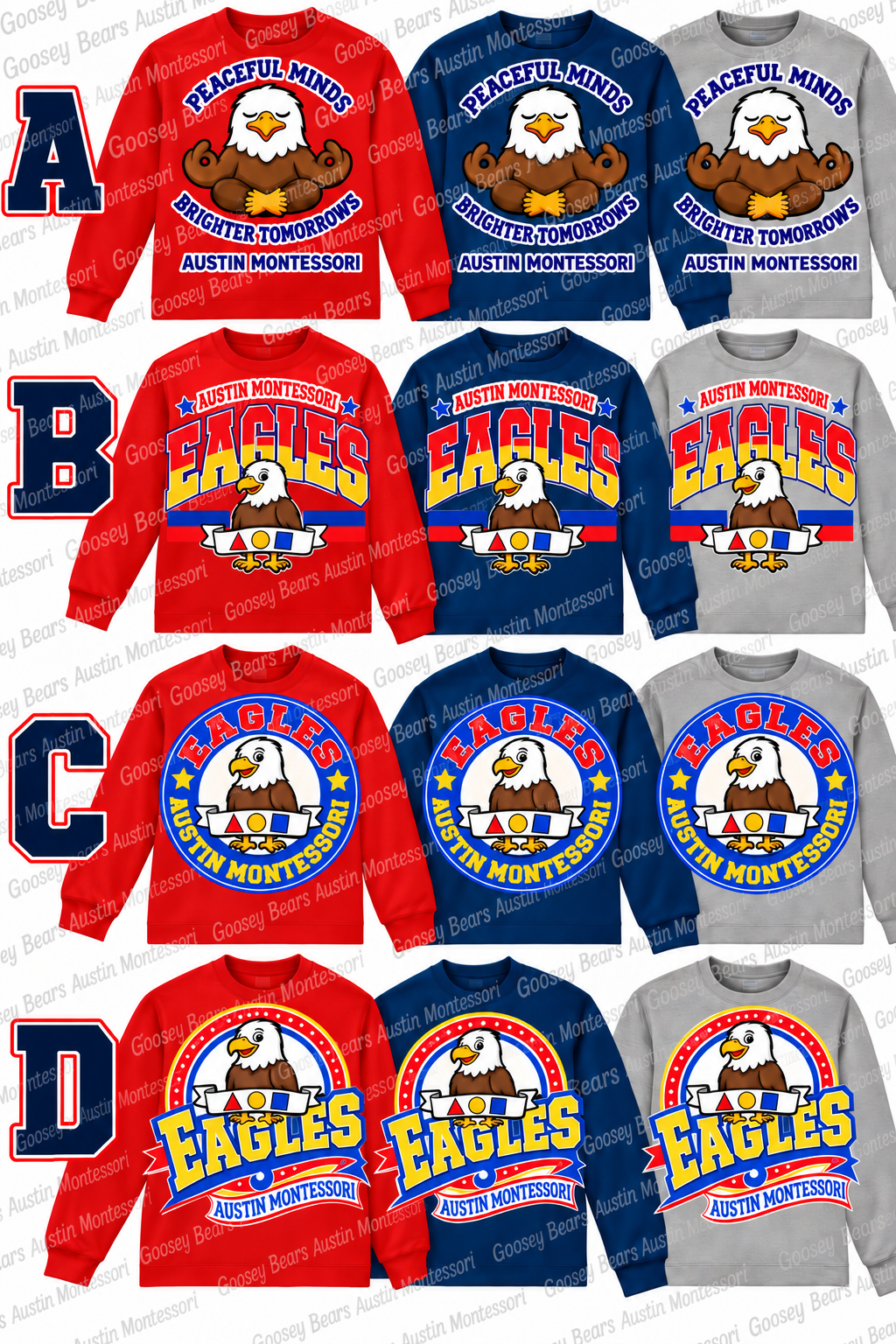 TODDLER/ YOUTH SWEATSHIRT AUSTIN MONTESSORI